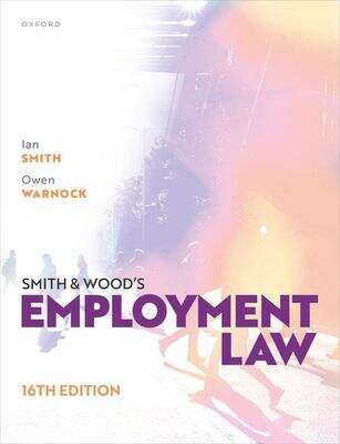 Book cover of Smith And Wood's Employment Law (16)