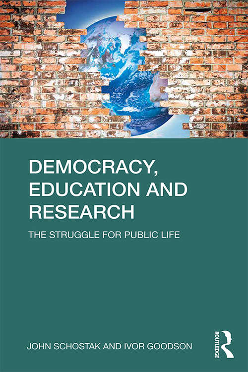Book cover of Democracy, Education and Research: The Struggle for Public Life