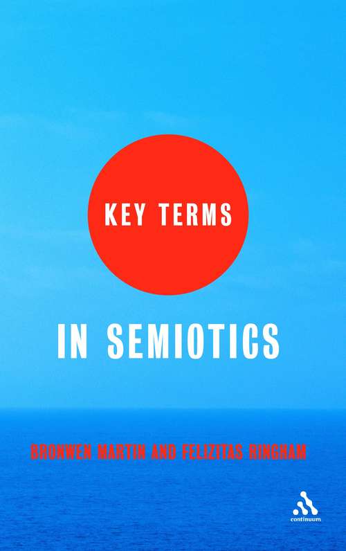 Book cover of Key Terms in Semiotics (Key Terms)