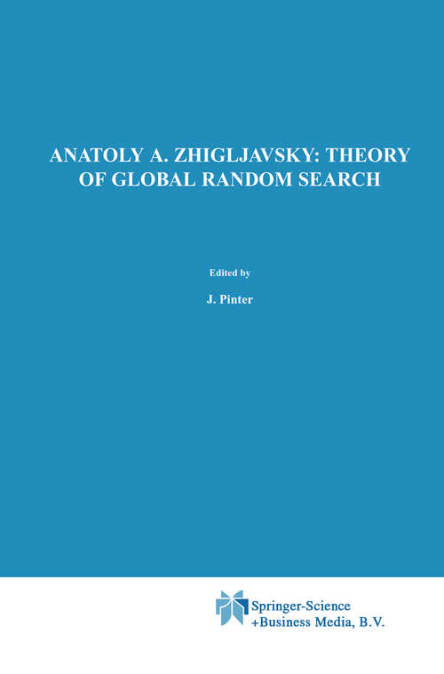 Book cover of Theory of Global Random Search (1991) (Mathematics and its Applications #65)