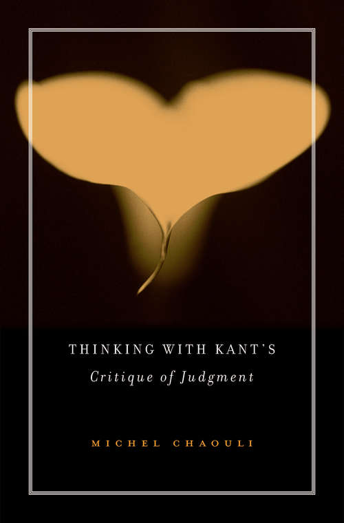 Book cover of Thinking with Kant’s Critique of Judgment