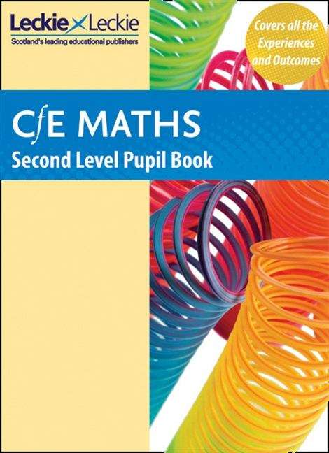 Book cover of CfE Maths : Second Level Pupil Book (PDF)