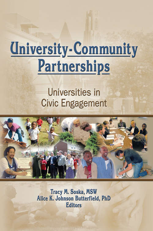 Book cover of University-Community Partnerships: Universities in Civic Engagement