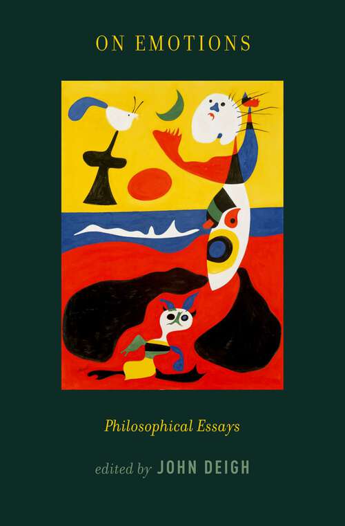 Book cover of On Emotions: Philosophical Essays