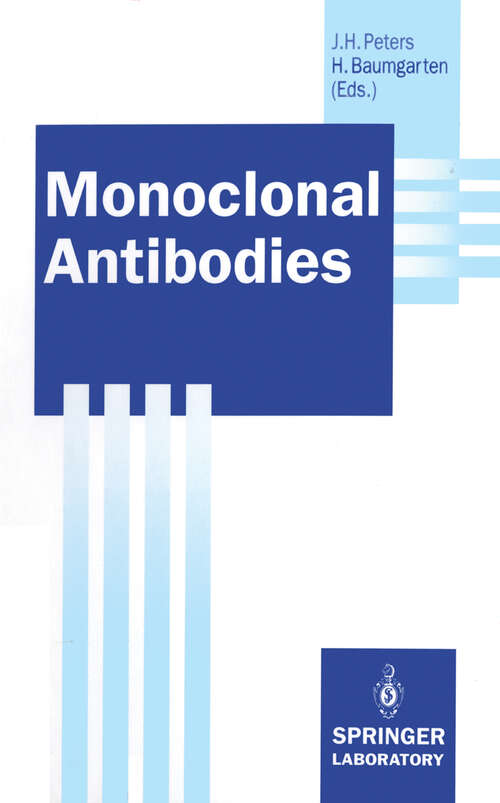 Book cover of Monoclonal Antibodies (1992) (Springer Lab Manuals)