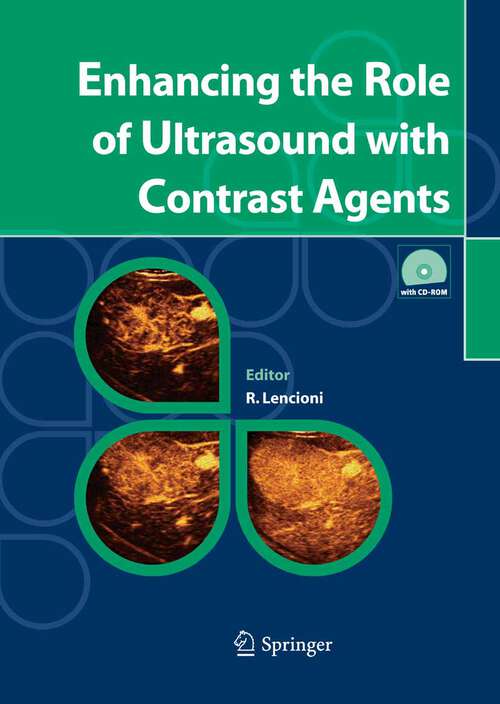 Book cover of Enhancing the Role of Ultrasound with Contrast Agents (2006)