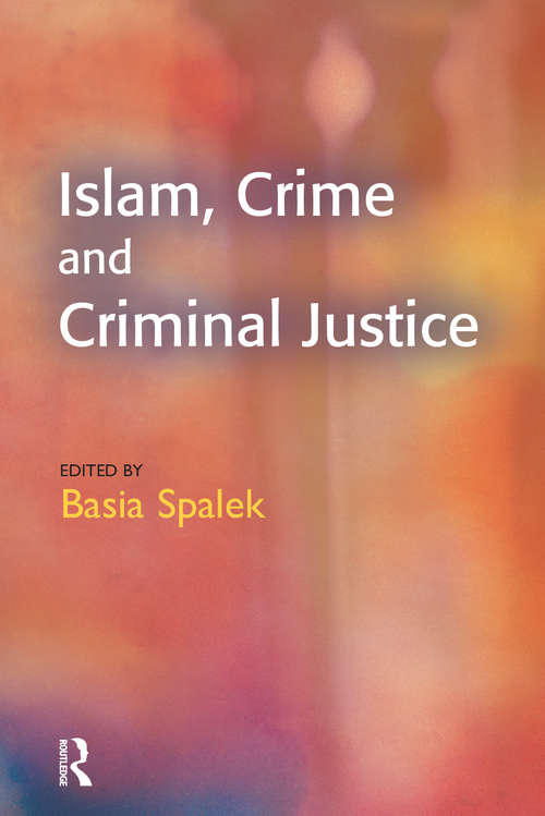 Book cover of Islam, Crime and Criminal Justice