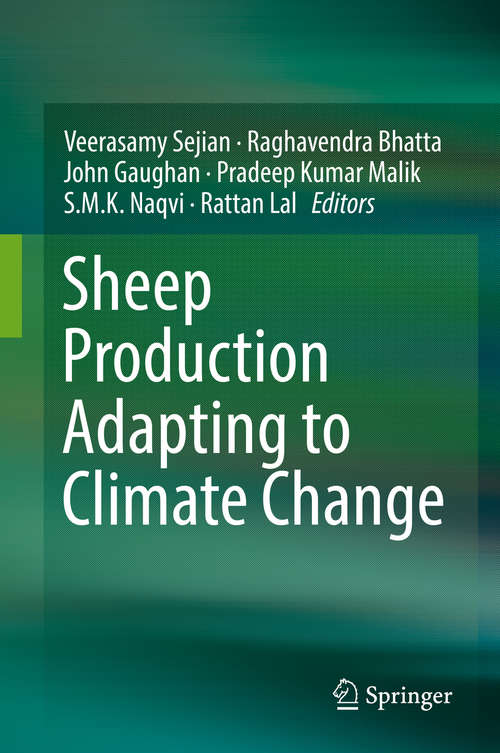 Book cover of Sheep Production Adapting to Climate Change