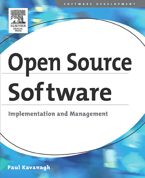 Book cover of Open Source Software: Implementation and Management