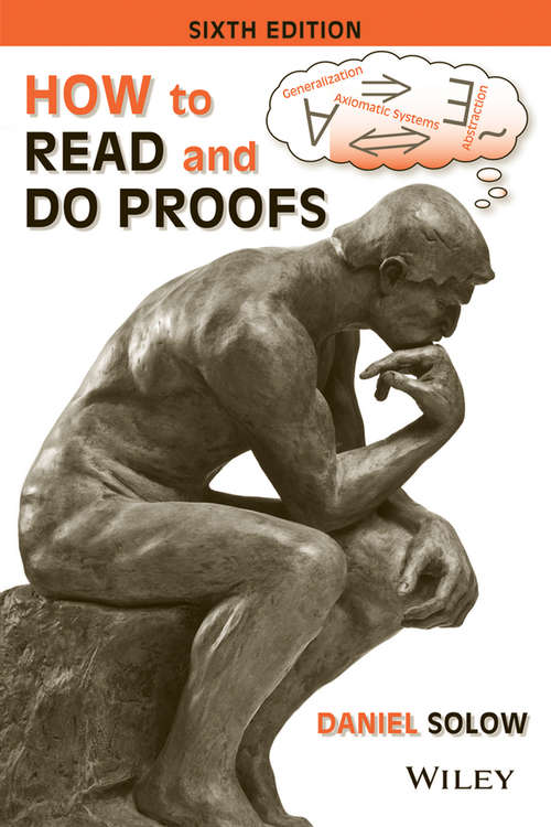 Book cover of How to Read and Do Proofs: An Introduction to Mathematical Thought Processes