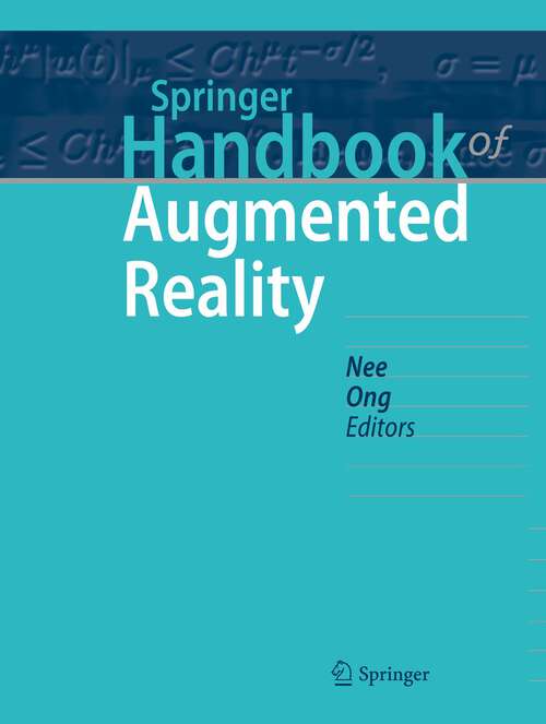 Book cover of Springer Handbook of Augmented Reality (1st ed. 2023) (Springer Handbooks)