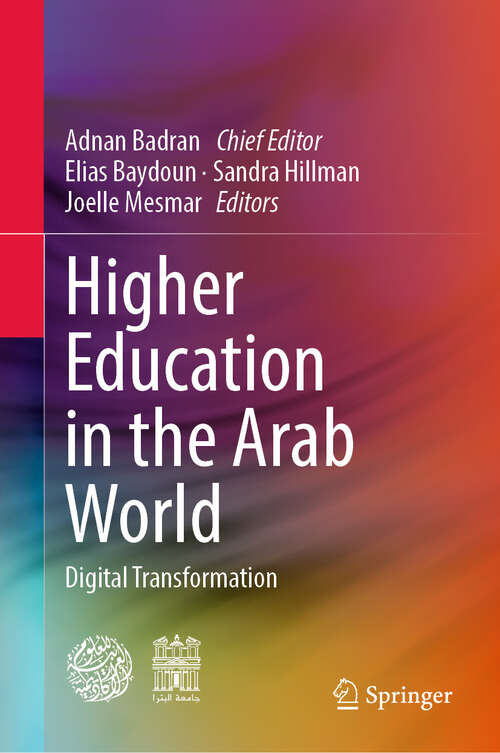 Book cover of Higher Education in the Arab World: Digital Transformation (2024)