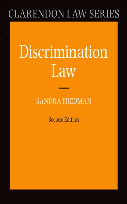 Book cover of Discrimination Law (2) (Clarendon Law Series)