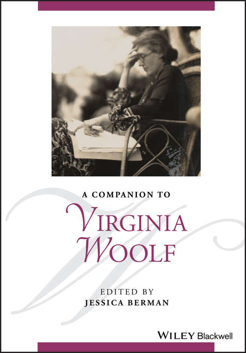 Book cover of A Companion to Virginia Woolf (Blackwell Companions to Literature and Culture)
