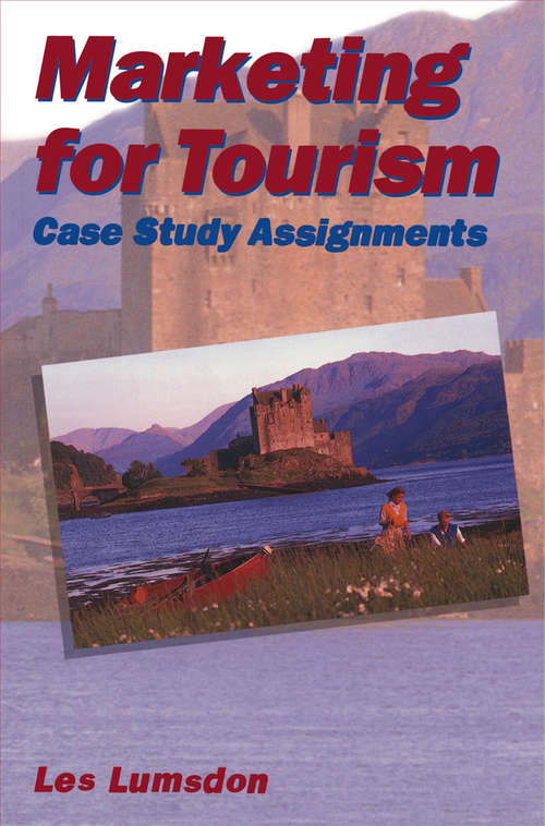 Book cover of Marketing for Tourism (1st ed. 1992)