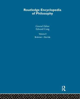 Book cover of Routledge Encyclopedia Of Philosophy Vol 2 (PDF) (400+MB)