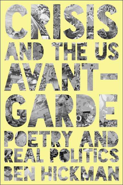 Book cover of Crisis and the US Avant-Garde: Poetry and Real Politics