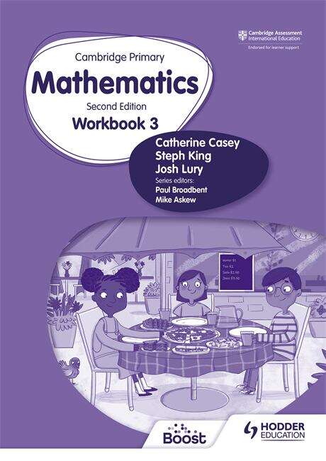 Book cover of Cambridge Primary Mathematics Workbook 3 Second Edition