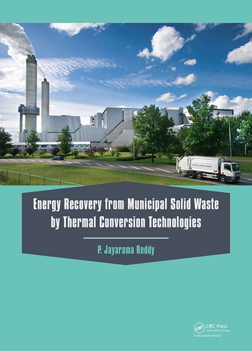 Book cover of Energy Recovery from Municipal Solid Waste by Thermal Conversion Technologies