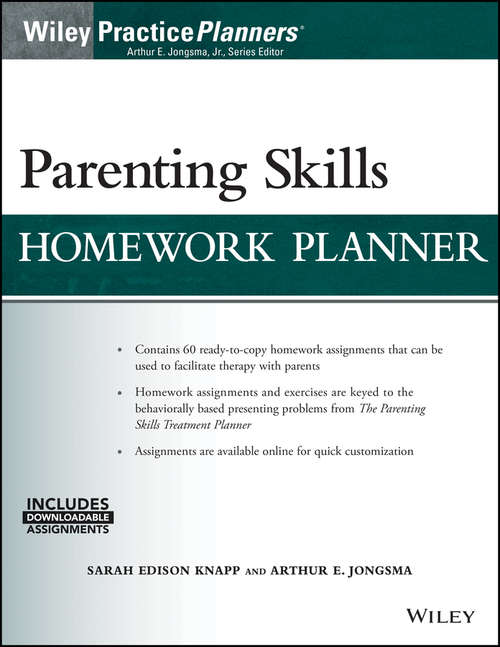 Book cover of Parenting Skills Homework Planner (PracticePlanners)