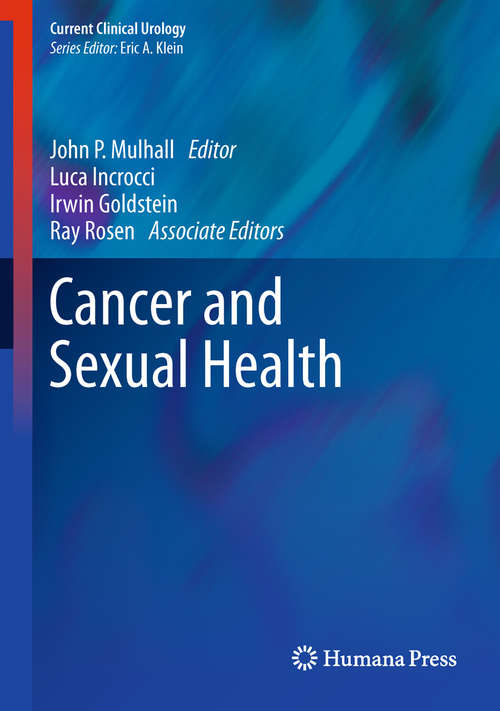Book cover of Cancer and Sexual Health (2011) (Current Clinical Urology)