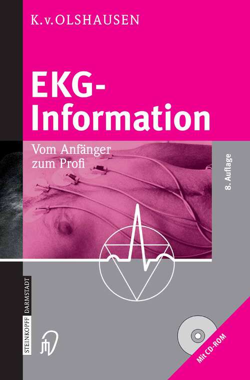 Book cover of EKG-Information: Vom Anfänger zum Profi (8. Aufl. 2005)