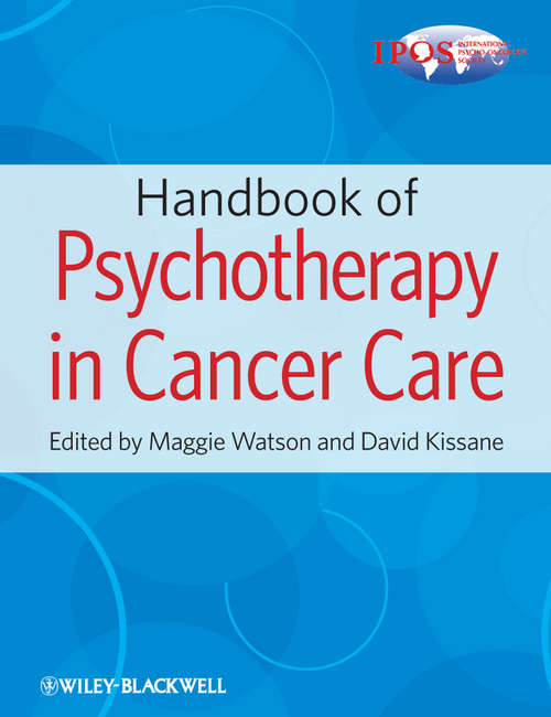Book cover of Handbook of Psychotherapy in Cancer Care