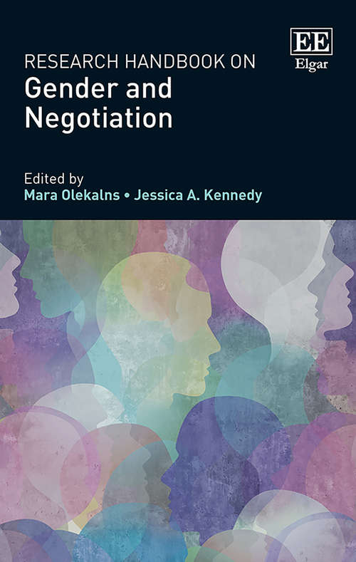 Book cover of Research Handbook on Gender and Negotiation (Research Handbooks in Business and Management series)