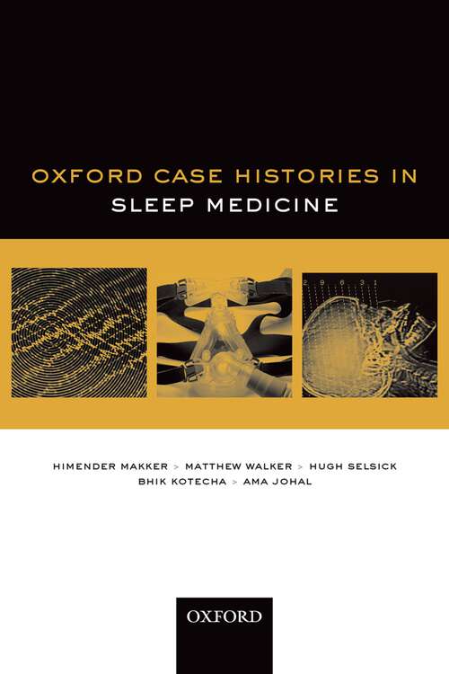 Book cover of Oxford Case Histories in Sleep Medicine (Oxford Case Histories)