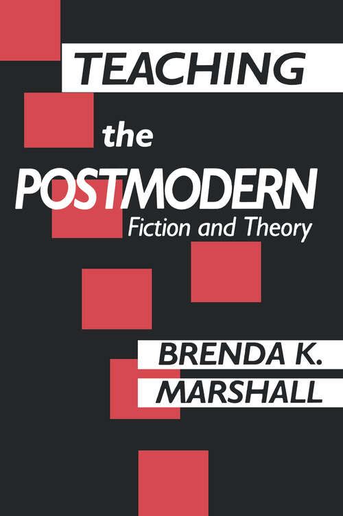 Book cover of Teaching the Postmodern