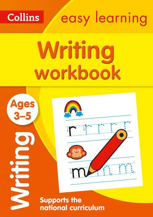 Book cover of Writing Workbook Ages 3-5: Prepare For Preschool With Easy Home Learning (collins Easy Learning Preschool) (PDF) (Collins Easy Learning Preschool Ser.)