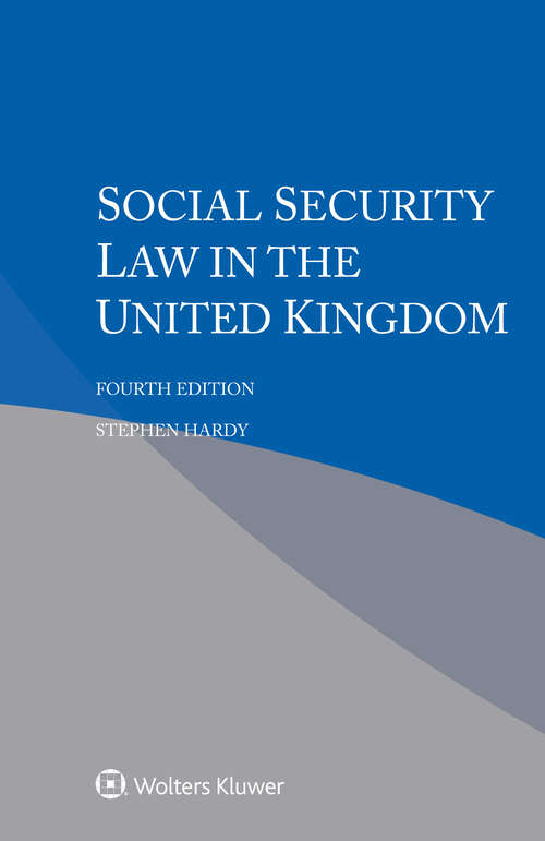 Book cover of Social Security Law in the United Kingdom (4)