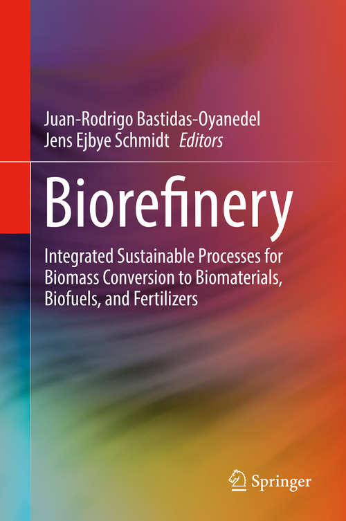 Book cover of Biorefinery: Integrated Sustainable Processes for Biomass Conversion to Biomaterials, Biofuels, and Fertilizers (1st ed. 2019)