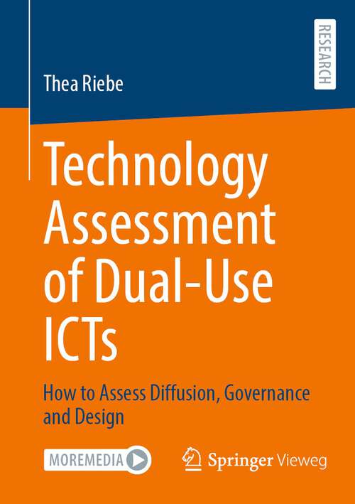 Book cover of Technology Assessment of Dual-Use ICTs: How to Assess Diffusion, Governance and Design (1st ed. 2023)