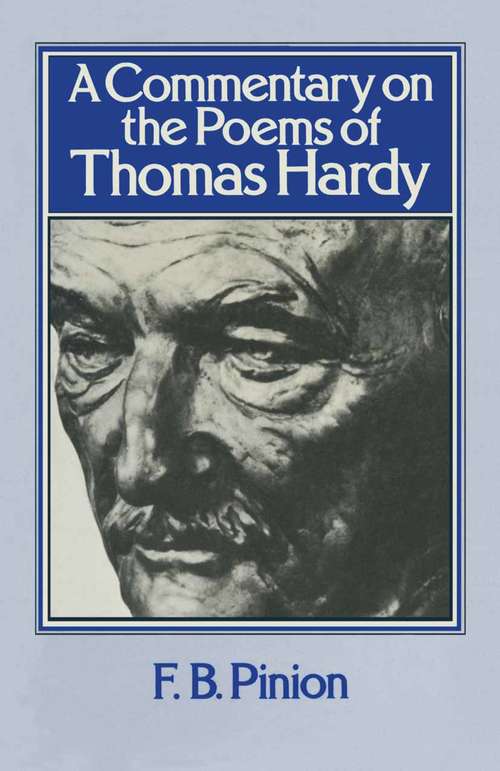 Book cover of A Commentary on the Poems of Thomas Hardy: (pdf) (1st ed. 1976)