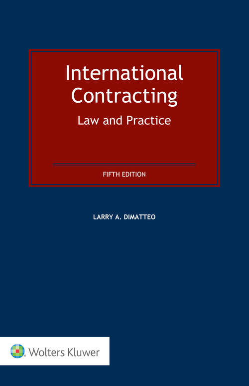 Book cover of International Contracting: Law and Practice