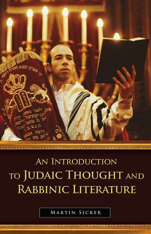 Book cover of An Introduction to Judaic Thought and Rabbinic Literature