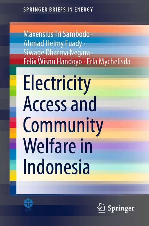 Book cover of Electricity Access and Community Welfare in Indonesia (1st ed. 2021) (SpringerBriefs in Energy)