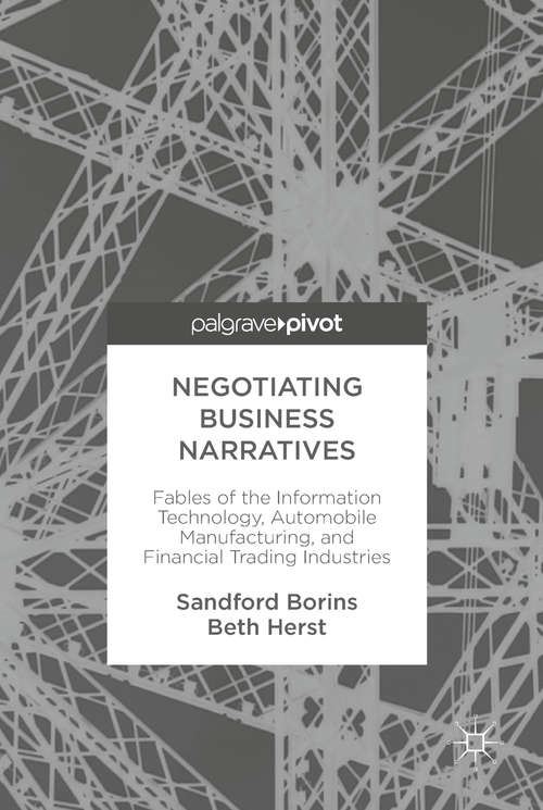 Book cover of Negotiating Business Narratives