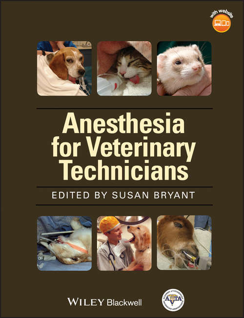 Book cover of Anesthesia for Veterinary Technicians