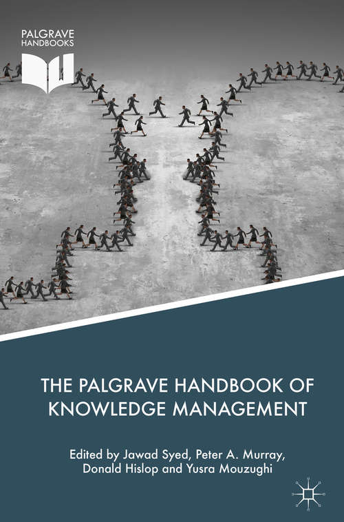Book cover of The Palgrave Handbook of Knowledge Management