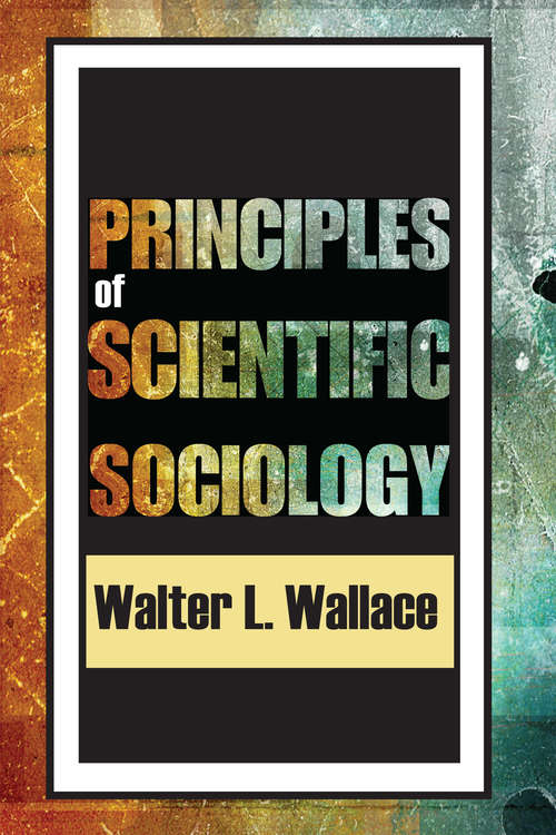 Book cover of Principles of Scientific Sociology