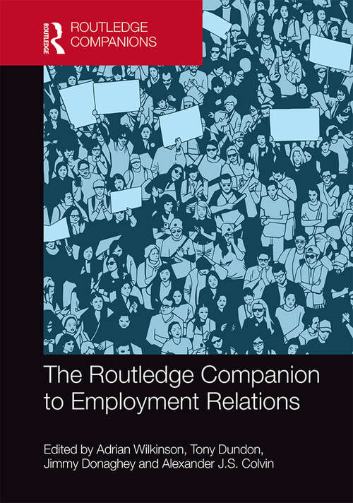 Book cover of The Routledge Companion to Employment Relations (Routledge Companions in Business, Management and Accounting)