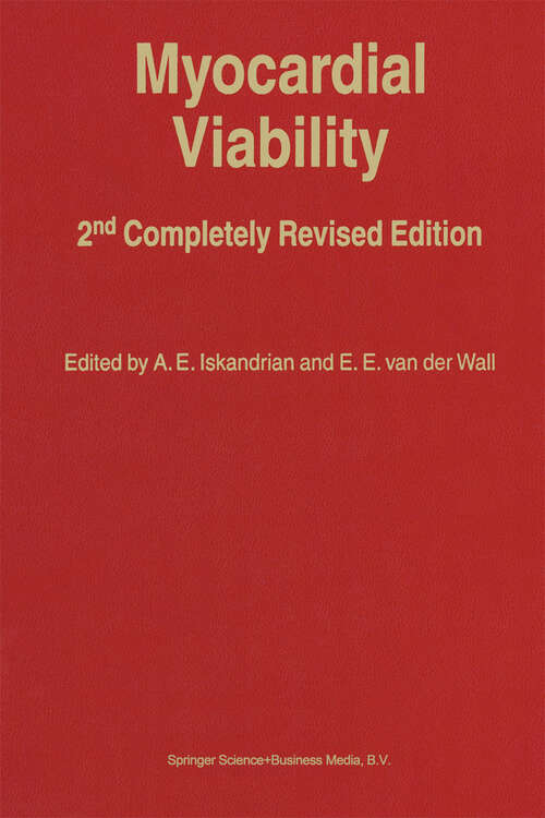 Book cover of Myocardial Viability (2nd ed. 2000) (Developments in Cardiovascular Medicine #226)