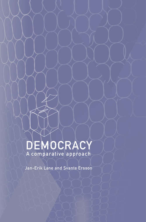 Book cover of Democracy: A Comparative Approach