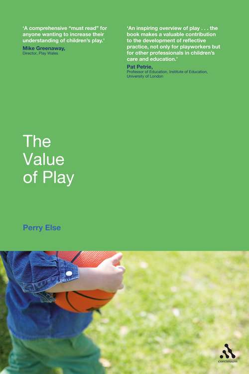 Book cover of The Value of Play