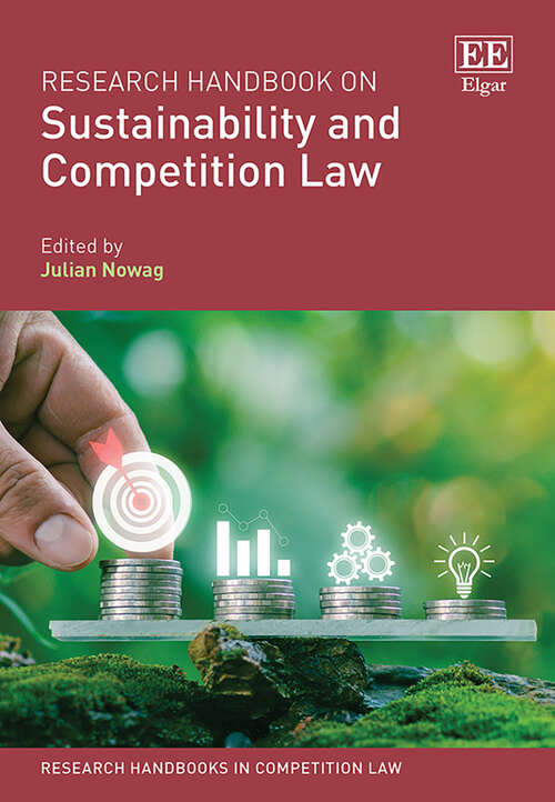 Book cover of Research Handbook on Sustainability and Competition Law (Research Handbooks in Competition Law series)