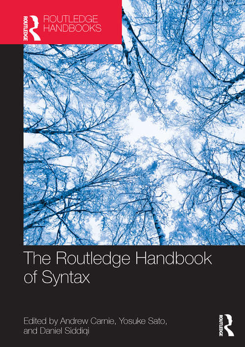 Book cover of The Routledge Handbook of Syntax (Routledge Handbooks in Linguistics)