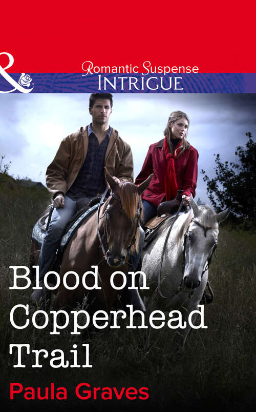 Book cover of Blood on Copperhead Trail: Blood On Copperhead Trail Rocky Mountain Revenge Rancher Rescue (ePub First edition) (Bitterwood P.D. #4)