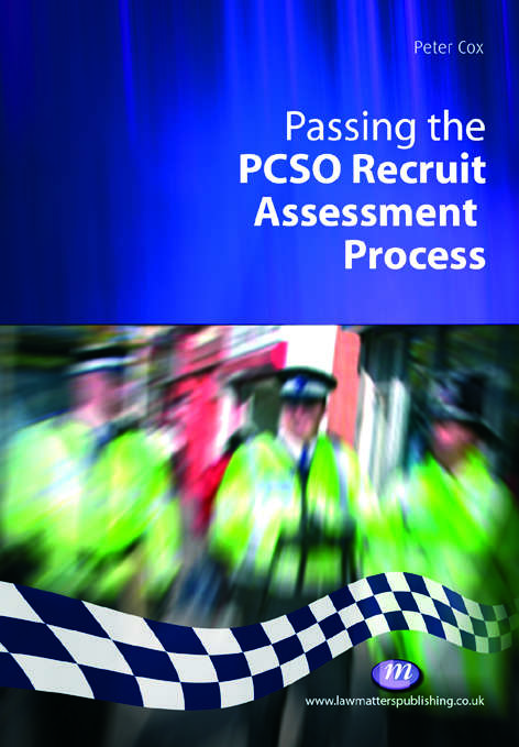 Book cover of Passing the PCSO Recruit Assessment Process